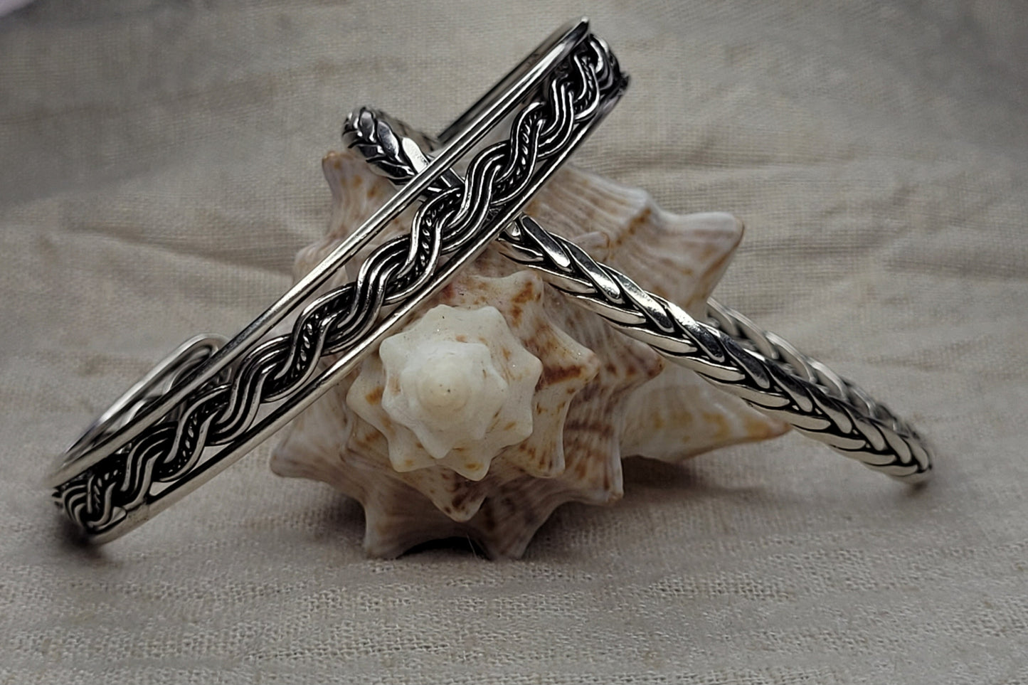 Adjustable Celtic Cuff Bangle Bracelet 925 Solid Silver, Braided Twist Style Bracelet, Viking Style Braid