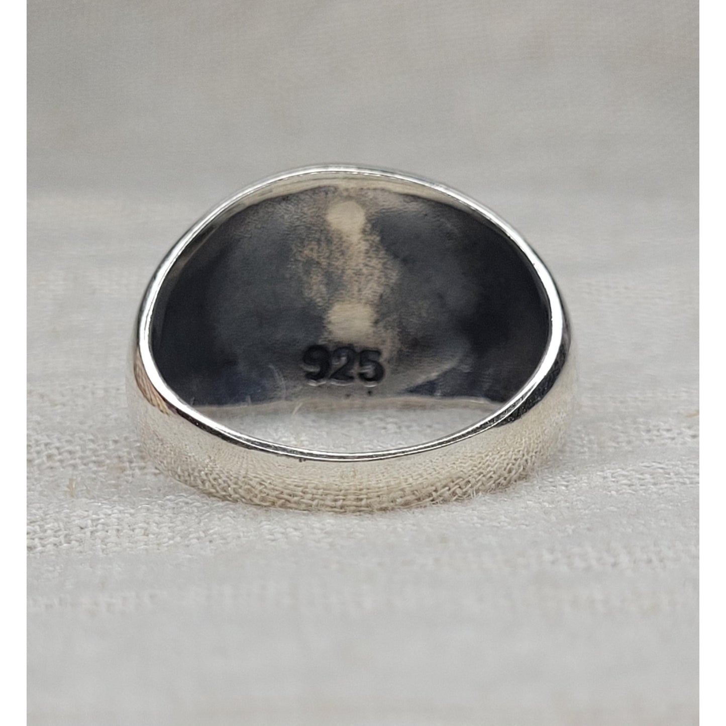 Chunky Silver 925 Om Ring, Chunky & Bold -RO1