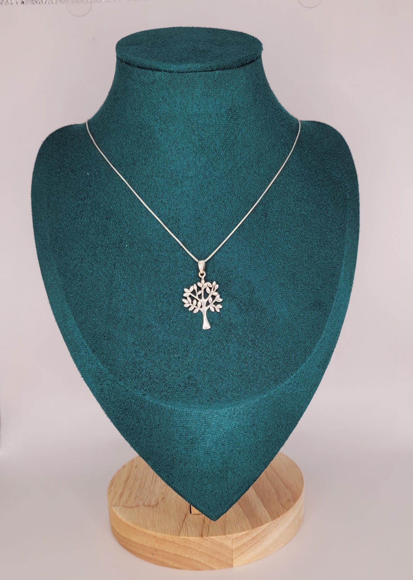 925 Silver Tree Pendant Necklace NT1